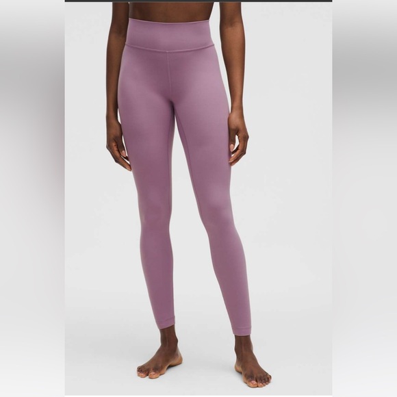 NWT!🍋🍋Lululemon Groove HR Ribbed Panel Tight 28”🍋🍋. Size 4. Color Lavender Lux - Picture 1 of 16